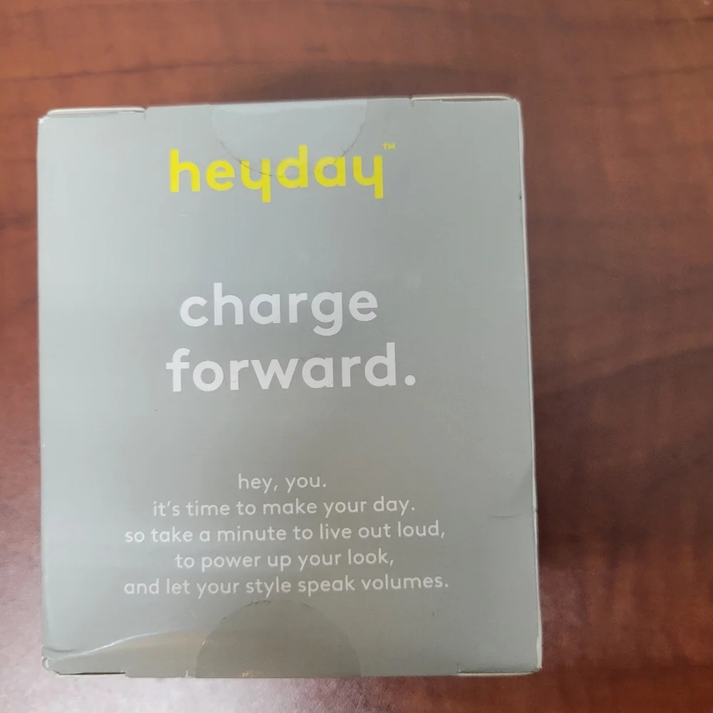 Heyday Aqua Dual USB Wall Charger NIB